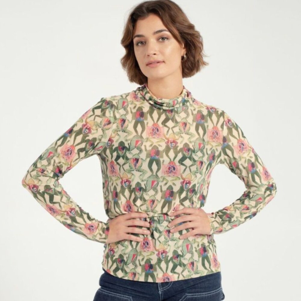 Rachel Antonoff Lillian Turtleneck - Dissected Frogs